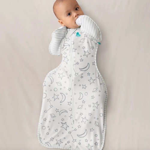 Love To Dream Transition Bag Bamboo Stars & Moon 1 Tog Cream Size Medium